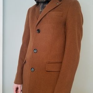 Men's Wool Overcoat NWT, sz 36 small